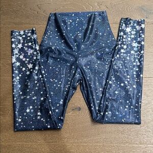 Emily Hsu Designs Star Print High Waist Leggings Size XS